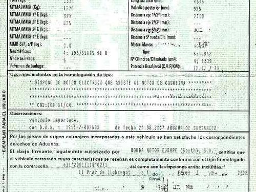 Switch HONDA CIVIC VII Saloon (ES, ET) 1.3 IMA (ED9, ES9) | BP20249152I30 - Image 9