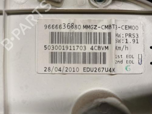 Instrument cluster PEUGEOT 206 Hatchback (2A/C) 1.4 HDi eco 70 | BP26493891C47 