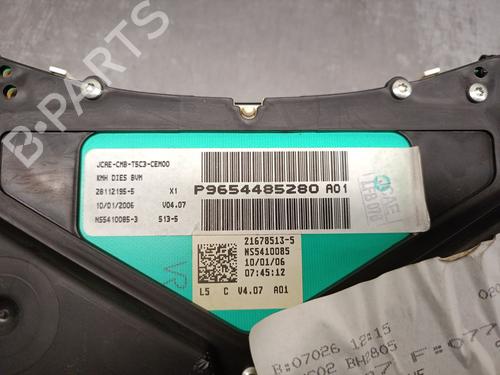 Instrument cluster PEUGEOT 307 SW (3H) 1.6 HDI 110 | BP21838683C47 