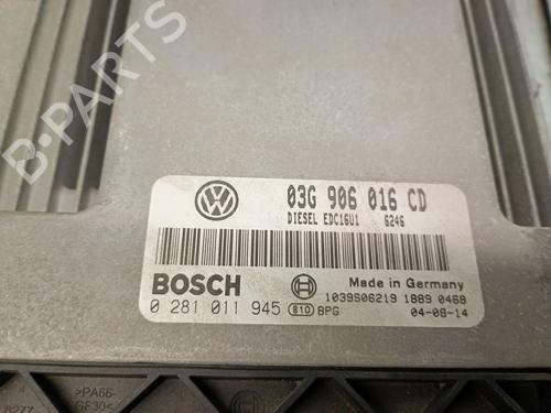 Engine control unit (ECU) VW TOURAN (1T1, 1T2) 1.9 TDI | BP29566675M57