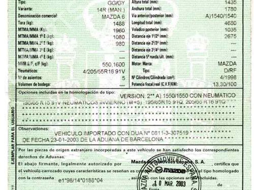 Front left interior door handle MAZDA 6 Hatchback (GG) 2.0 DI (GG14) | BP8006783I13  - Image 9