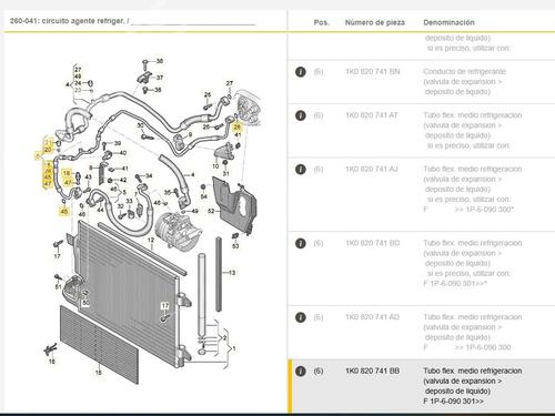 AC pipe SEAT LEON (1P1) 2.0 TDI 16V | BP29585312M126 