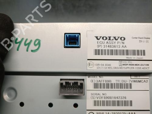 Display monitor VOLVO V40 Hatchback (525) D3 | BP21794645C48 - Image 3
