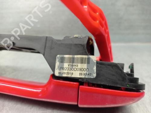 Rear right exterior door handle TOYOTA YARIS (_P13_) 1.5 (NSP131_) | BP23427000C130