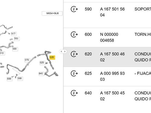 Pipe MERCEDES-BENZ GLE (V167) GLE 300 d EQ Boost 4-matic (167.119, 167.109) | BP36996487M125  - Image 6