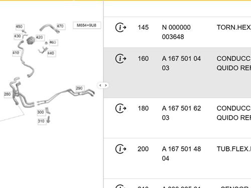 Pipe MERCEDES-BENZ GLE (V167) GLE 300 d EQ Boost 4-matic (167.119, 167.109) | BP36996509M125 - Image 7