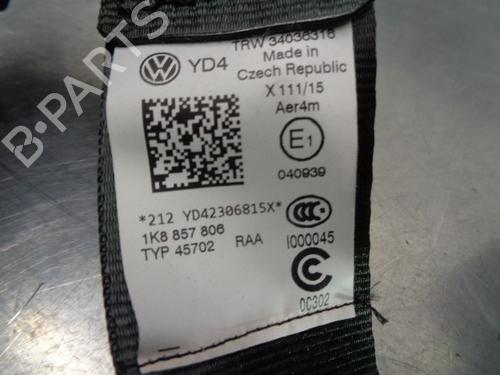 Rear right seatbelt VW SCIROCCO III (137, 138) 2.0 TSI | BP9701777I28 