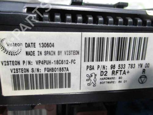 Climate control PEUGEOT 407 (6D_) 2.2 (6D3FZE, 6D3FZH) | BP3217707I5 