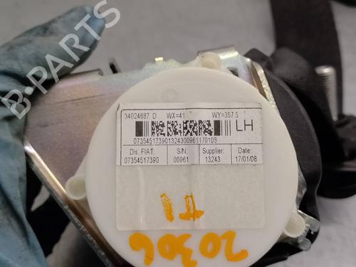 Rear left seatbelt FIAT 500 (312_) 1.2 (312AXA1A) | BP17860353I29 