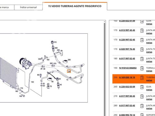 AC pipe MERCEDES-BENZ B-CLASS Sports Tourer (W245)  | BP29811503M126 