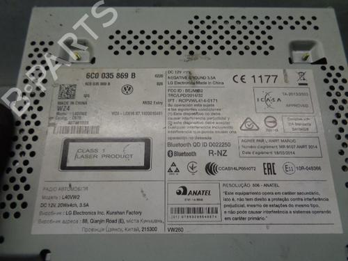 Radio VW POLO V (6R1, 6C1) 1.4 (6R1) | BP17645955E6 