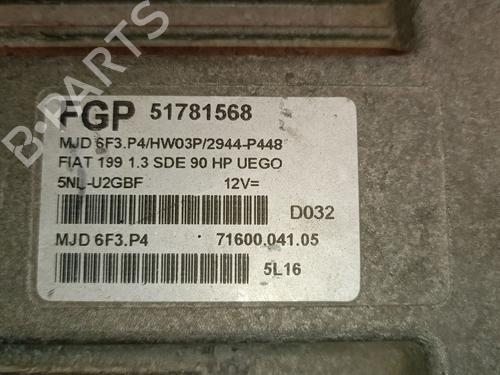 Engine control unit (ECU) FIAT GRANDE PUNTO (199_) 1.3 D Multijet (199.AXD11, 199.AXD1A, 199.AXD1B,... | BP40037639M57 - Image 4