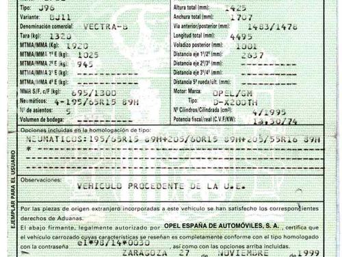 Gearbox OPEL VECTRA B (J96) 2.0 DTI 16V (F19) | BP8101985M3 