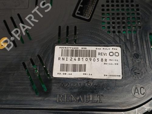 Instrument cluster RENAULT MEGANE III Hatchback (BZ0/1_, B3_) 1.2 TCe (BZ2B, BZ11) | BP21577652C47 