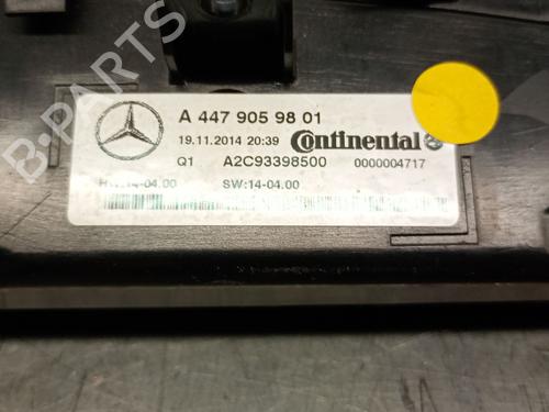 Climate control MERCEDES-BENZ V-CLASS (W447) V 220 CDI / d (447.811, 447.813, 447.815) | BP27663319I5 