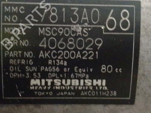 AC compressor MITSUBISHI OUTLANDER II (CW_W) 2.0 DI-D (CW8W) | BP36805469M34  - Image 5