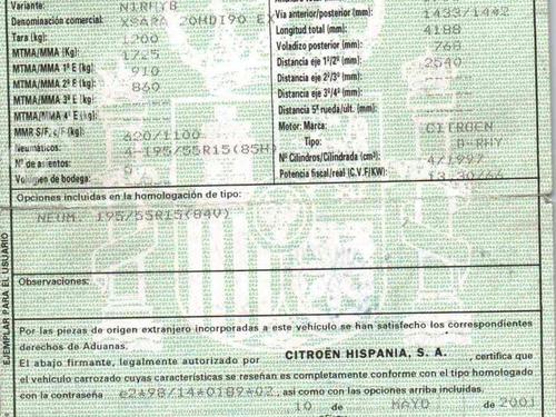 Engine CITROËN XSARA (N1) 2.0 HDi 90 | BP32483094M1