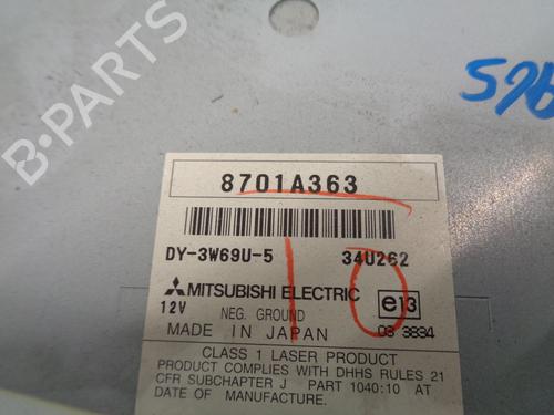 Radio MITSUBISHI LANCER VIII Sportback (CX_A) 1.5 Bifuel | BP8302178E6 