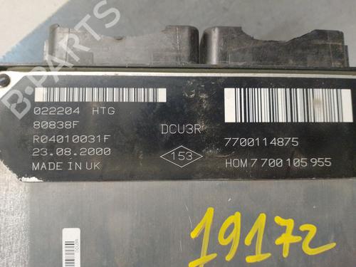 Engine control unit (ECU) RENAULT CLIO II (BB_, CB_) 1.9 D (B/CB0E, BB0J) | BP15982089M57 