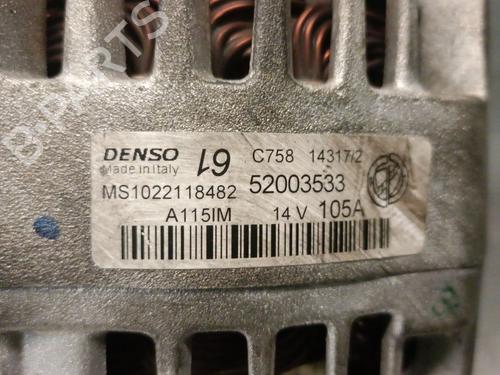 Alternator FIAT 500L (351_, 352_) 1.4 (199LYB1B) | BP37442346M7  - Image 5