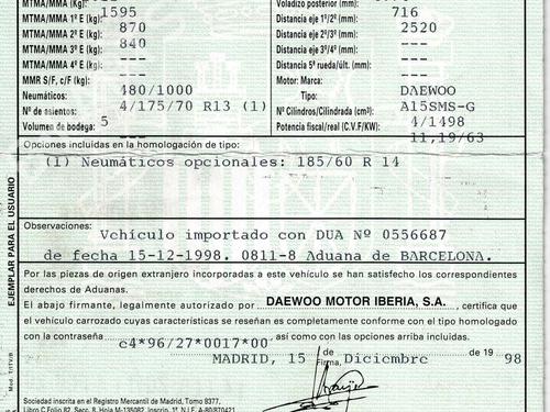Advarselskontakt DAEWOO LANOS (KLAT) 1.5 | BP17713529I22 - Image 5
