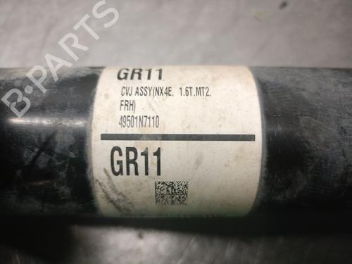 Right front driveshaft KIA SPORTAGE V (NQ5) 1.6 T-GDI MHEV | BP27999875M39 