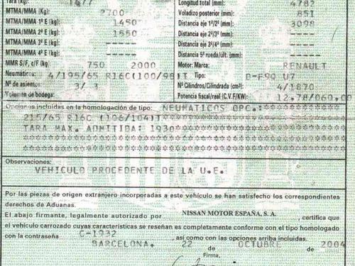 Right sun visor NISSAN PRIMASTAR Van (X83) 1.9 dCi 80 | BP33049957I2 - Image 4