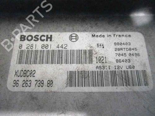Engine control unit (ECU) PEUGEOT 806 (221) 1.9 TD | BP2100315M57