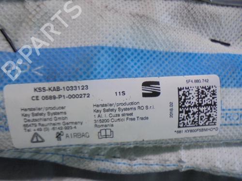 Right curtain airbag SEAT LEON ST (5F8) 2.0 TDI 4Drive | BP14991432C12 