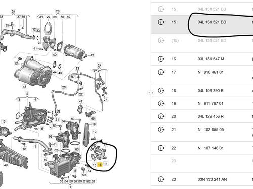 Pipe VW CRAFTER Van (SY_, SX_) 2.0 TDI FWD (SYB, SYC, SYD) | BP33399802M125  - Image 5