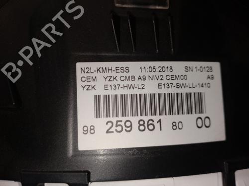Instrument cluster PEUGEOT 208 I (CA_, CC_) 1.2 PureTech 82 | BP11973938C47 