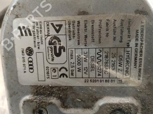Heater matrix box VW SHARAN (7M8, 7M9, 7M6) 1.9 TDI | BP17483805M61 