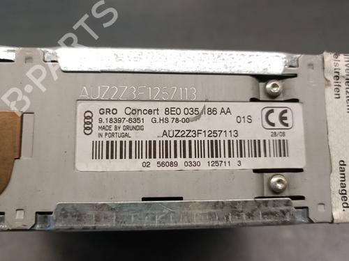 Bilradio AUDI A4 B7 (8EC) 2.0 TDI 16V | BP29270914E6 