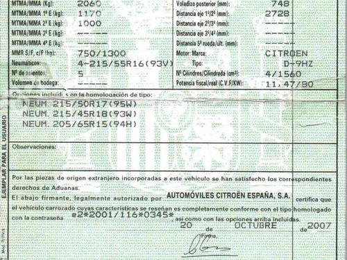 Commandes au volant CITROËN C4 Picasso I MPV (UD_) 1.6 HDi | BP26506438E15 