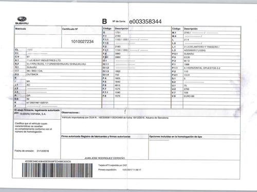 Exhaust system SUBARU OUTBACK (BS) 2.0 D AWD (BSD) | BP29065121M121 