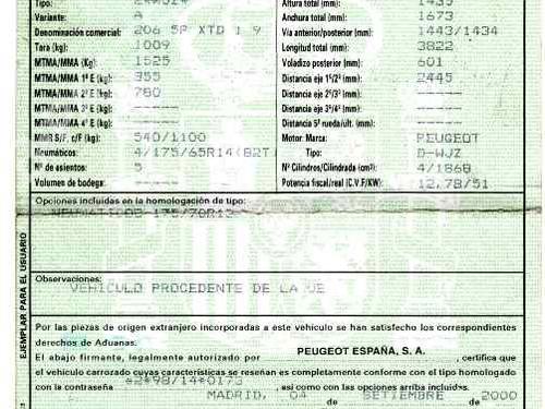 Headlight switch PEUGEOT 206 Hatchback (2A/C) 1.9 D | BP2095160I24  - Image 7