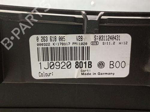 Instrument cluster VW GOLF IV (1J1) 1.6 | BP30830302C47 