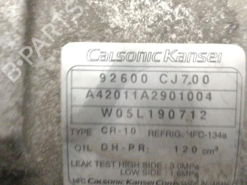 AC compressor NISSAN NOTE (E11, NE11) 1.6 | BP25235261M34 