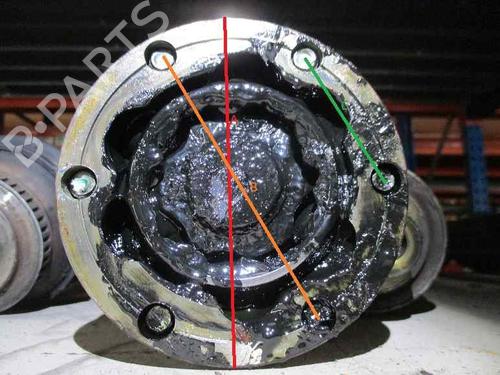 Right front driveshaft VW NEW BEETLE (9C1, 1C1) 2.0 | BP11968371M39 