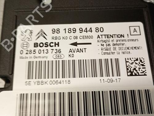 ECU airbags CITROËN SPACETOURER Bus (V_) 1.6 BlueHDi 95 | BP27619718M53 