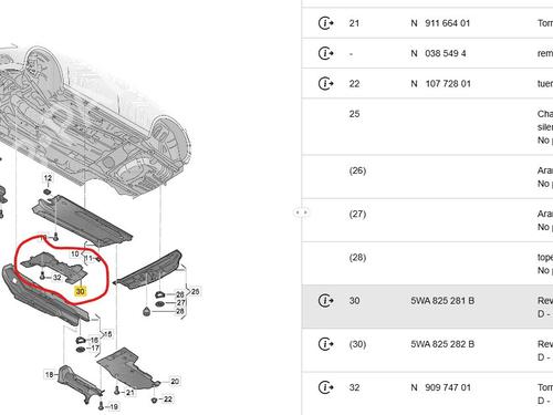 Underbody protection VW GOLF VIII (CD1, DA1) 1.5 eHybrid | BP31907400M92