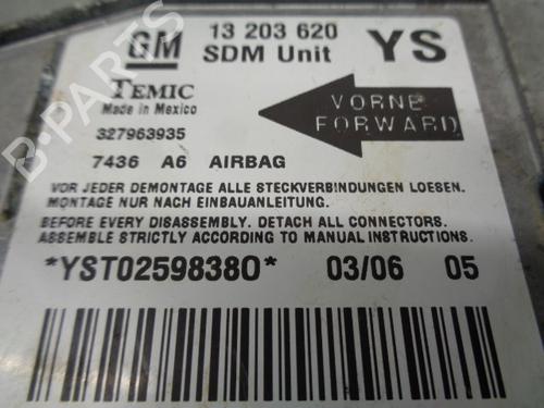 ECU airbags OPEL MERIVA A MPV (X03) 1.7 CDTI (E75) | BP10956460M53 