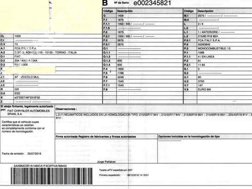 Electronic sensor FIAT 500X (334_) 1.6 (334AXE1A) | BP8236152M84 - Image 13