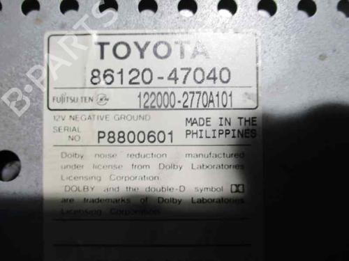 Climate control TOYOTA PRIUS Saloon (_W1_) 1.5 Hybrid (NHW1_) | BP2786567I5 