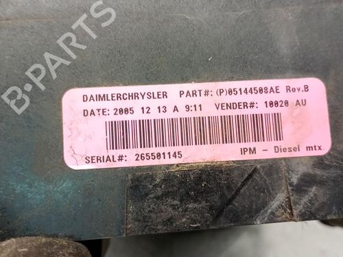 Fuse box CHRYSLER VOYAGER IV (RG, RS) 2.5 CRD | BP30611305E1