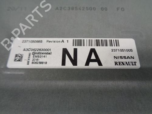 Engine control unit (ECU) DACIA SANDERO II 1.0 TCe 100 (B8ML) | BP9118367M57 
