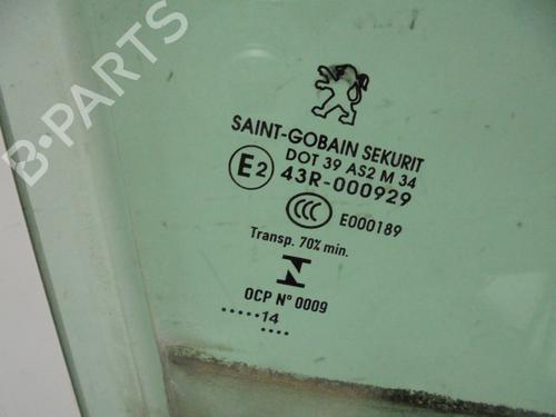 Front right door window PEUGEOT 3008 I MPV (0U_) 1.6 HDi | BP8418230C19 