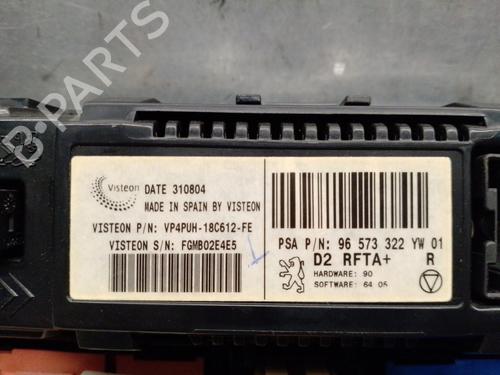 Climate control PEUGEOT 407 (6D_) 2.0 HDi 135 (6DRHRH, 6DRHRE, 6DRHRG, 6DRHRJ) | BP30338256I5