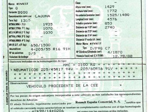 Bomba direccion RENAULT LAGUNA II (BG0/1_) 1.9 dCi (BG08, BG0G) | BP3352302M99 