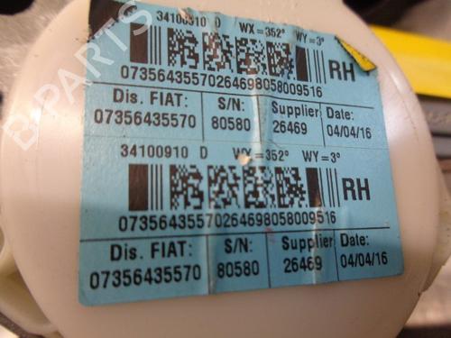 Front right seatbelt FORD KA (RU8)  | BP13095830I25 